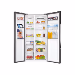 Haier SBS 90 Serie 3 HSR3918EWPG side-by-side refrigerator Freestanding 521 L E Silver - Additional view 4