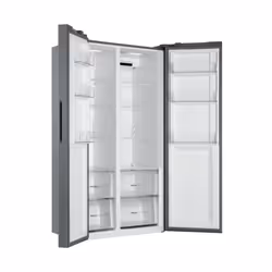 Haier SBS 90 Serie 3 HSR3918ENPG side-by-side refrigerator Freestanding 528 L E Silver - Additional view 4