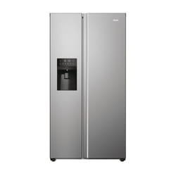 Haier HSR5918DIMP side-by-side refrigerator 511 L D Platinum, Stainless steel