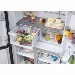 Haier Cube 83 Serie 3 HCR3818ENMM side-by-side refrigerator Freestanding 467 L E Platinum, Stainless steel - Additional view 6