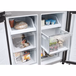 Haier Cube 83 Serie 3 HCR3818ENMM side-by-side refrigerator Freestanding 467 L E Platinum, Stainless steel - Additional view 7