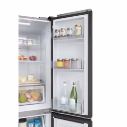 Haier Cube 83 Serie 3 HCR3818ENMM side-by-side refrigerator Freestanding 467 L E Platinum, Stainless steel - Additional view 8