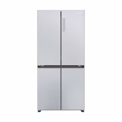 Haier HCR3818ENMG(UK), Freestanding, Multi door, Silver, Touch, LED, On door