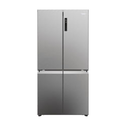 Haier HCR5919ENMP side-by-side refrigerator Freestanding 528 L E Platinum, Stainless steel
