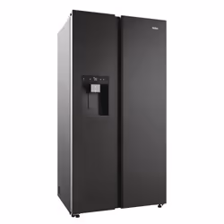 Haier HSW79F18DIPT(UK) side-by-side refrigerator Freestanding 601 L D Black - Additional view 4