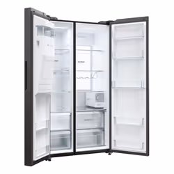Haier HSW79F18DIPT(UK) side-by-side refrigerator Freestanding 601 L D Black - Additional view 6