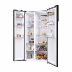 Haier HSR5918DNMP side-by-side refrigerator Freestanding 528 L D Platinum, Stainless steel - Additional view 8