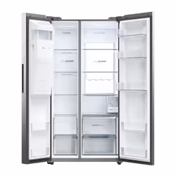 Haier HSW79F18CIMM side-by-side refrigerator Freestanding 601 L C Stainless steel
