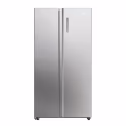 Haier HSW59F18DIMM(UK), Freestanding, American door, Stainless steel, On door, Glass, Plastic