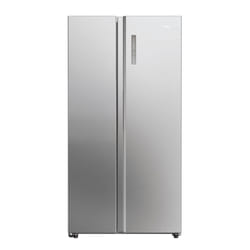 Haier HSW59F18DIMM(UK) side-by-side refrigerator Freestanding 615 L D Stainless steel