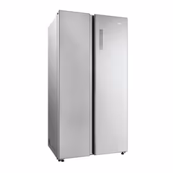 Haier HSW59F18DIMM(UK) side-by-side refrigerator Freestanding 615 L D Stainless steel