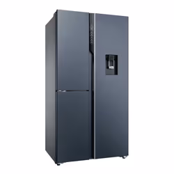 Haier HFTR79F18EWMR(UK) side-by-side refrigerator Freestanding 573 L E Black