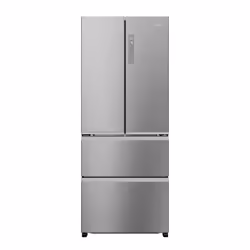 Haier HFR3718ENMM(UK), Freestanding, Multi door, Stainless steel, 4 door(s), Touch, LCD