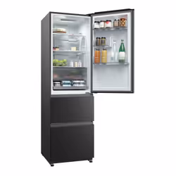 Haier 34006064 combi-fridge 303 L Black - Additional view 5