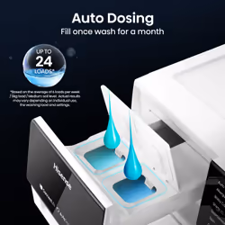 Hisense WF5S1045BW washing machine Front-load 10.5 kg 1400 RPM White - Additional view 7