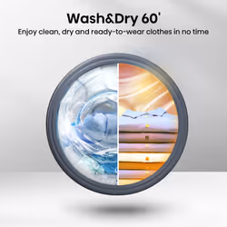 Hisense WD3M841BWI washer dryer Built-in Front-load White