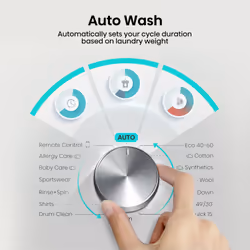 Hisense WF3S9043BB3 washing machine Front-load 9 kg 1400 RPM Black - Additional view 8