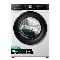 Hisense WD3S1043BW3 washer dryer Freestanding Front-load White D