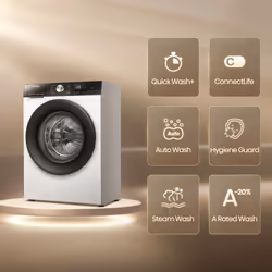 Hisense WD3S1043BW3 washer dryer Freestanding Front-load White D