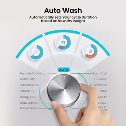 Hisense WD3S9043BW3 washer dryer Freestanding Front-load White D - Additional view 8