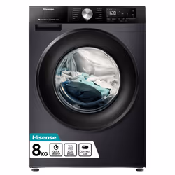 Hisense WF3S8043BB3, Front-load, 8 kg, B, 72 dB, 1400 RPM, A
