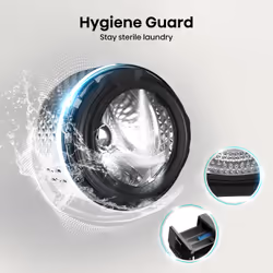 Hisense WF3S8043BB3 washing machine Front-load 8 kg 1400 RPM Black - Additional view 8