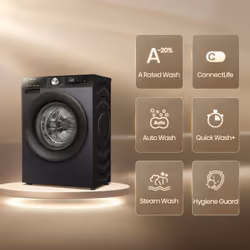 Hisense WF3S1043BB3 washing machine Front-load 10.5 kg 1400 RPM Black - Additional view 4