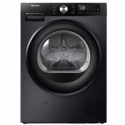 Hisense DH3S902BB3, Freestanding, Front-load, Black, Rotary, Touch, Left/right, Black