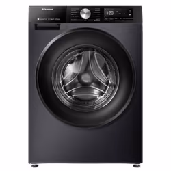 Hisense WD3S1043BB3, Front-load, Freestanding, Black, Left, Black, Black