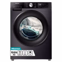 Hisense WD3S1043BB3 washer dryer Freestanding Front-load Black D