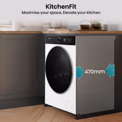 Hisense KitchenFit 5i Series WF5I9043BWFS Washing Machine - White - Additional view 5