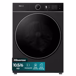 Hisense KitchenFit 5i Series WD5I1045BBQ Washer Dryer - Black - Additional view 2