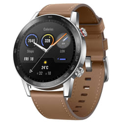 HONOR MagicWatch 2 46mm Smartwatch Monitor for Oxygen Saturation Heart Rate Stress, Fitness Activity Tracker 15 Exercise Modes, Running App, Brown