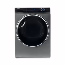 Haier I-Pro Series 7 HD90-A2979S, Freestanding, Front-load, Heat pump, Anthracite, Rotary, Touch, Right