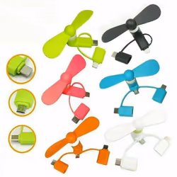 For Huawei iPad 3in1 For IPhone For Android Phone Fan Portable Mobile Phone Cooler Mini