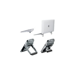 Portable Laptop Stand Keyboard Riser, Mini Laptop Feet with Anti-slip Silicone, Invisible Adjustable Computer Kickstand for MacBook Pro/Air, HP,