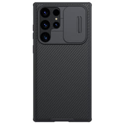 For Samsung Galaxy S23 S22 Ultra Case Nillkin CamShield Pro Magnetic Slide Camera Cover for Samsung S23 Ultra Lens P - Samsung Galaxy S22 Ultra, black