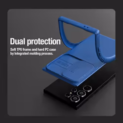 Nillkin For Samsung Galaxy S24 Ultra Phone Case CamShield Pro Camera Protection Slide Cover - black, Samsung Galaxy S24 Ultra