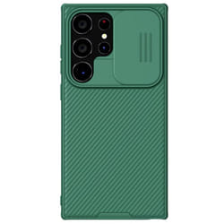 Nillkin For Samsung Galaxy S24 Ultra Phone Case CamShield Pro Magnetic Case Camera Protection Slide Cover - Samsung Galaxy S24 Ultra, green