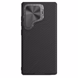 For Samsung Galaxy S25 Ultra Phone Case Nillkin CamShield Prop Magnetic Hard PC+TPU Shell Shockproof Back Cover - black, Sams ...
