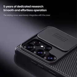 Nillkin For Samsung Galaxy S25 Ultra Phone Case CamShield Pro Magnetic Case Camera Protection Slide Cover