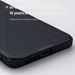 For Xiaomi Poco X7 Pro Phone Case Nillkin Super Frosted Shield Pro Hard PC+TPU Shell Shockproof Back Cover - black, Poco X7 Pro