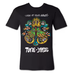 Tune-Yards Look At Your Hands Emblem T-shirt S - S