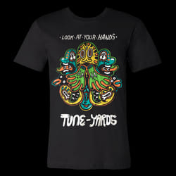 Tune-Yards Look At Your Hands Emblem T-shirt S - L