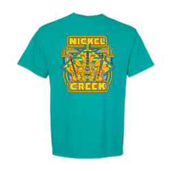 Nickel Creek Instrument T-shirtï¼whiteï¼ S - XL