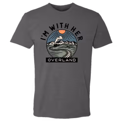 I'M WITH HER Overland [GREY] T-shirt S - S