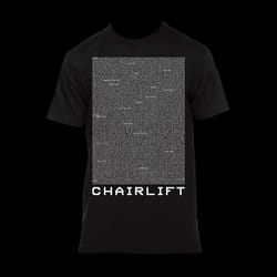 Chairlift Lyrics T-shirt S - XL