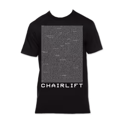 Chairlift Lyrics T-shirt S - XXXL