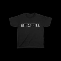 Bikini Kill Kid's Logo [BLACK] T-shirt S - M
