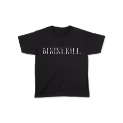 Bikini Kill Kid's Logo [BLACK] T-shirt S - XXL